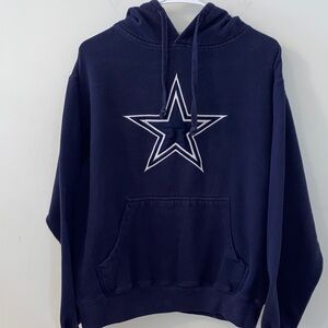 3/$45 Dallas Cowboys Navy & White Star Logo Hoodie Size Small